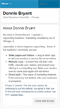 Mobile Screenshot of donniebryant.wordpress.com