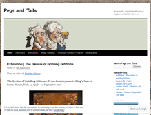 Tablet Screenshot of pegsandtails.wordpress.com
