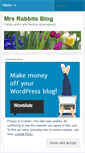 Mobile Screenshot of mrsrabbitsblog.wordpress.com