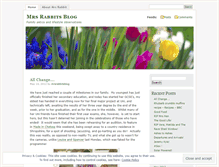 Tablet Screenshot of mrsrabbitsblog.wordpress.com