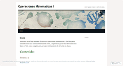 Desktop Screenshot of mateuno.wordpress.com