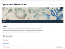 Tablet Screenshot of mateuno.wordpress.com