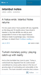 Mobile Screenshot of istanbulnotes.wordpress.com