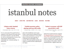 Tablet Screenshot of istanbulnotes.wordpress.com