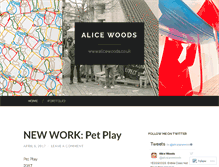 Tablet Screenshot of alicejanewoods.wordpress.com