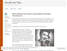 Tablet Screenshot of noodleonthis.wordpress.com