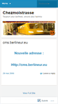 Mobile Screenshot of chezmoistrasse.wordpress.com