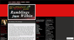 Desktop Screenshot of containedwithin.wordpress.com