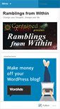Mobile Screenshot of containedwithin.wordpress.com