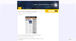 Desktop Screenshot of callcentreworker.wordpress.com