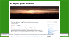 Desktop Screenshot of nomejodasquemeincomodas.wordpress.com