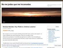 Tablet Screenshot of nomejodasquemeincomodas.wordpress.com