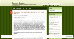 Desktop Screenshot of kansasgrains.wordpress.com