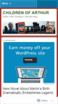 Mobile Screenshot of childrenofarthur.wordpress.com