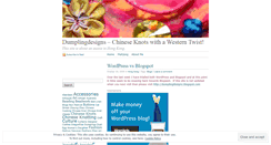 Desktop Screenshot of dumplingdesigns.wordpress.com
