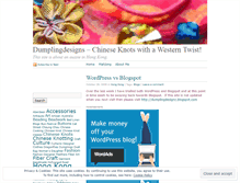 Tablet Screenshot of dumplingdesigns.wordpress.com