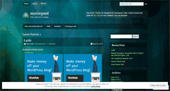 Desktop Screenshot of moviespost.wordpress.com