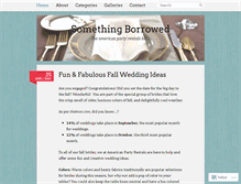 Tablet Screenshot of americanpartyrentals.wordpress.com