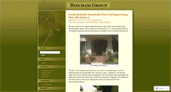 Desktop Screenshot of beechamgroup.wordpress.com