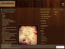 Tablet Screenshot of kokoskitchen.wordpress.com