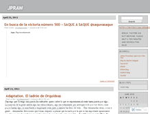 Tablet Screenshot of jpraw.wordpress.com