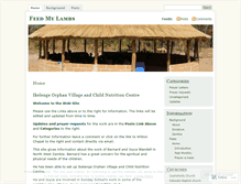 Tablet Screenshot of feedorphans.wordpress.com