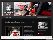 Tablet Screenshot of bombergear.wordpress.com