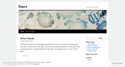 Desktop Screenshot of digary.wordpress.com