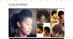 Desktop Screenshot of curlstories.wordpress.com