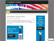 Tablet Screenshot of constellationdesigns.wordpress.com