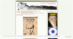 Desktop Screenshot of librolacarta.wordpress.com