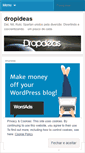 Mobile Screenshot of dropdeas.wordpress.com