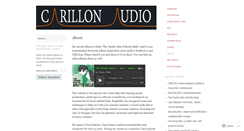 Desktop Screenshot of carillonaudio.wordpress.com