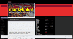 Desktop Screenshot of mackyramirez.wordpress.com
