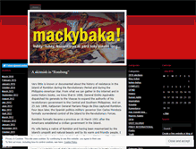 Tablet Screenshot of mackyramirez.wordpress.com