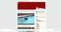 Desktop Screenshot of footfootblog.wordpress.com