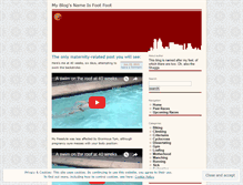 Tablet Screenshot of footfootblog.wordpress.com