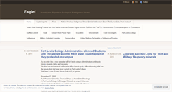 Desktop Screenshot of eagleireports.wordpress.com