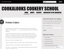 Tablet Screenshot of cookalooks.wordpress.com