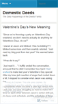 Mobile Screenshot of domesticdeeds.wordpress.com