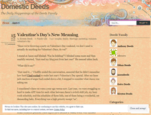 Tablet Screenshot of domesticdeeds.wordpress.com