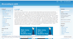 Desktop Screenshot of blogofcedrik.wordpress.com