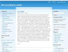 Tablet Screenshot of blogofcedrik.wordpress.com