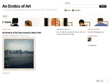 Tablet Screenshot of aneroticsofart.wordpress.com