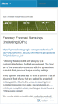 Mobile Screenshot of dynastyfootball.wordpress.com