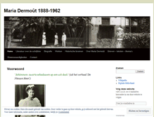Tablet Screenshot of mariadermout.wordpress.com