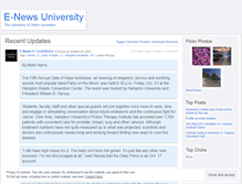 Tablet Screenshot of enewsu.wordpress.com