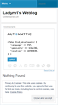 Mobile Screenshot of ladym1.wordpress.com