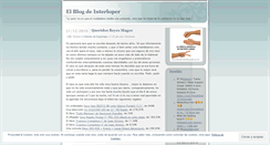 Desktop Screenshot of interloper.wordpress.com