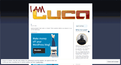 Desktop Screenshot of iamluca.wordpress.com